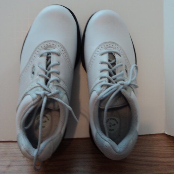 New Balance WG1275W Women's Size 6 Golf Shoes White Black Lace Up Soft Spike - Picture 11 of 11